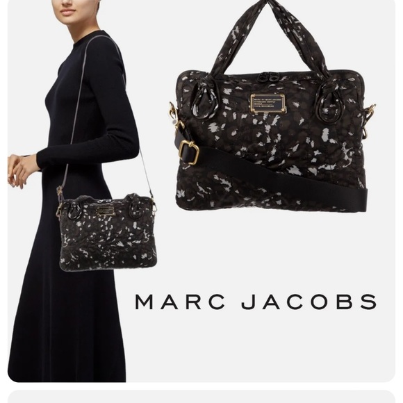 Marc Jacobs Black and White Laptop Bag - Picture 4 of 8